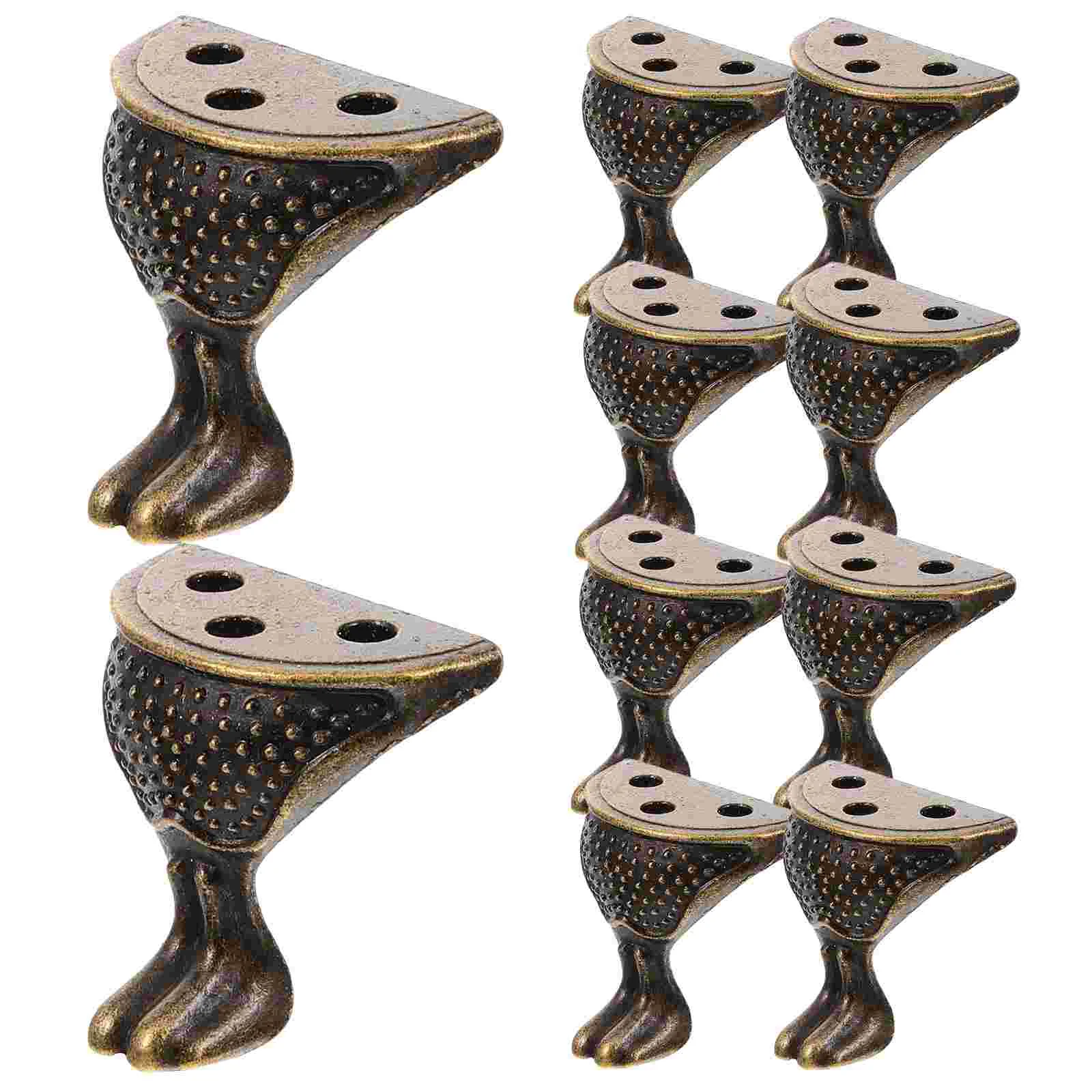 

10pcs Furniture Leg Replacement Couch Foot Dresser Leg Decorative Leg Extender