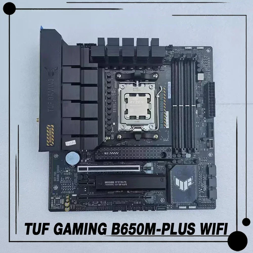 Игровая материнская плата TUF GAMING B650M-PLUS WIFI DDR5 МГц M.2 USB3.2 128G