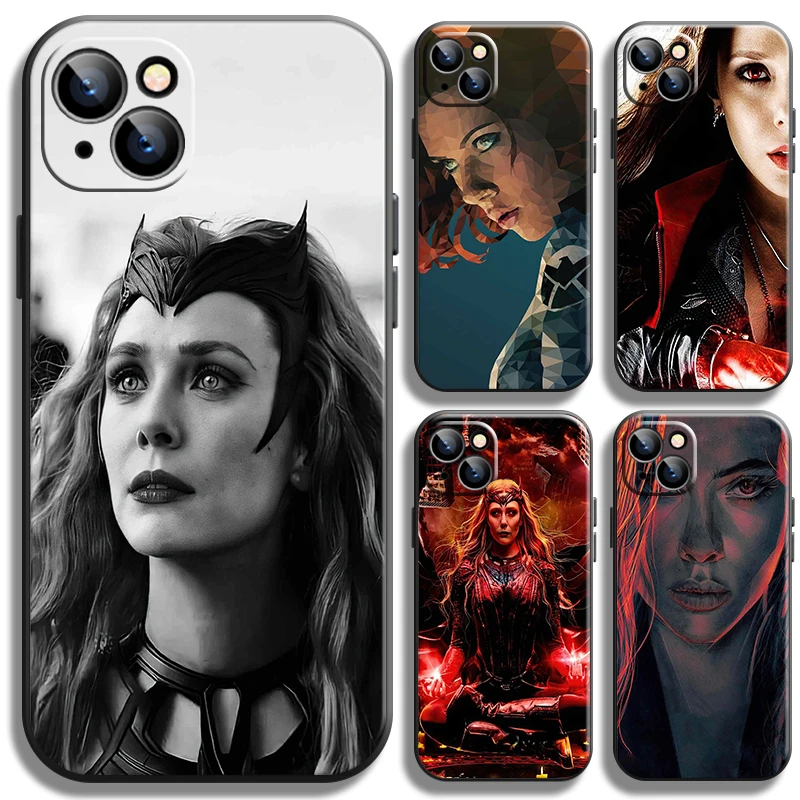 

Marvel Scarlet Witch Black Widow for Apple iPhone 11 Pro Max 12 13 Pro Mini X XR XS Max 6 6S 7 8 Plus Se2 Phone Case Soft Cases