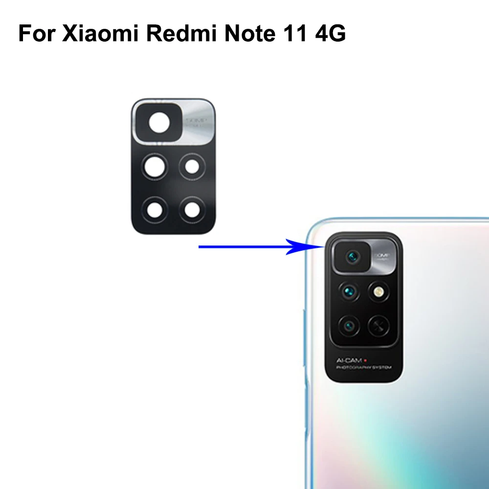 

Запасные части для Xiaomi Redmi Note 9s 9 S, стекло для задней камеры