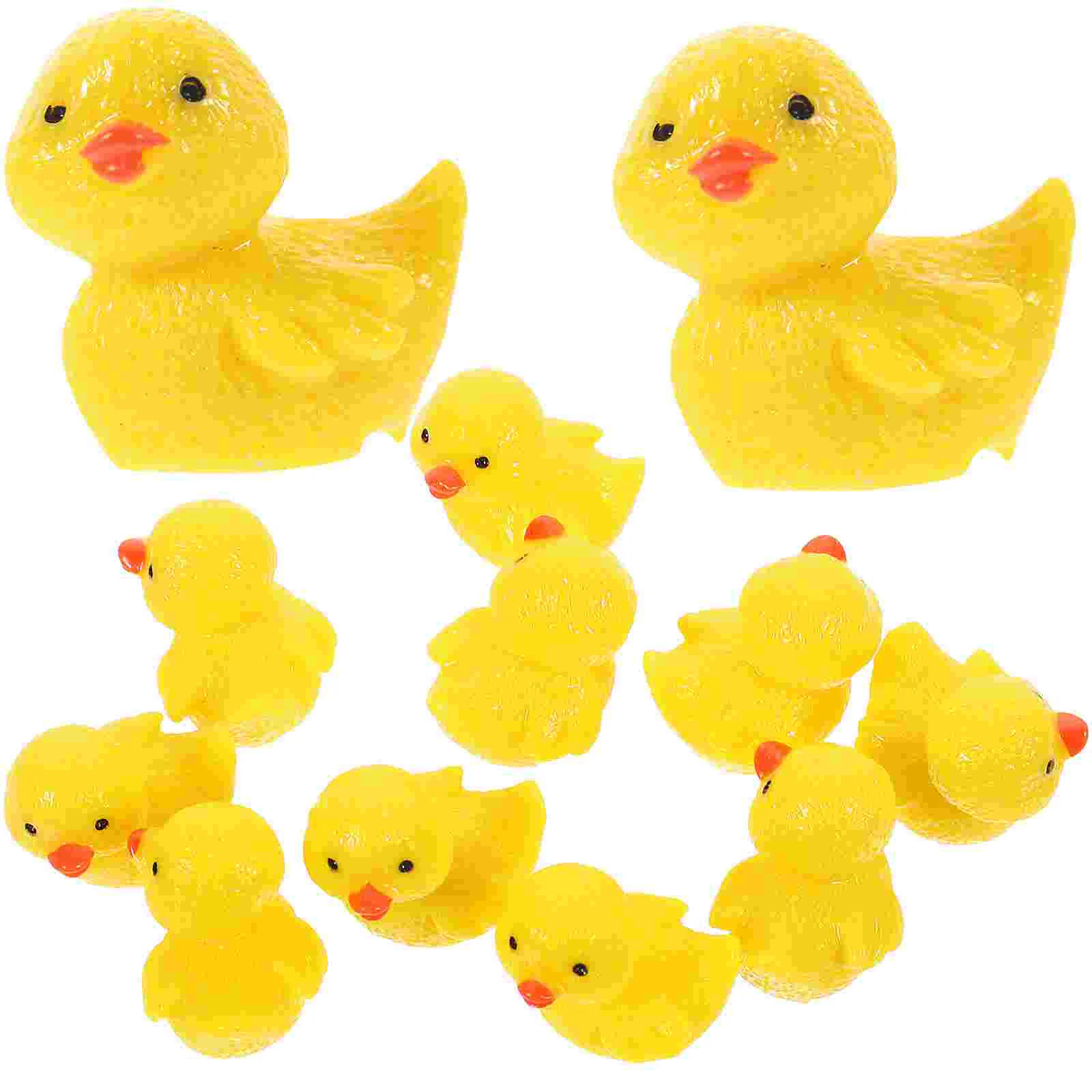 

Duck Ducks Resin Mini Figures Figurines Tiny Decor Garden Fairy Toys Figurine Micro Miniature Charms Flowerpot Accessories