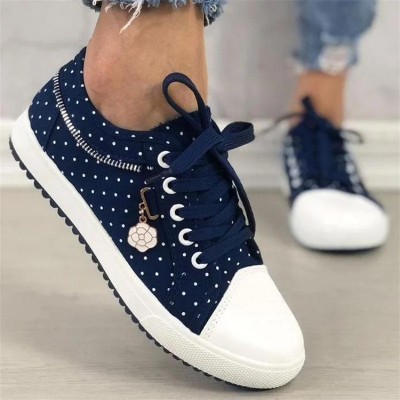 Women Sneakers Shoes 2023 Fashion Summer Casual Shoes Cutouts Lace Canvas Hollow Breathable Platform Flat Shoes
