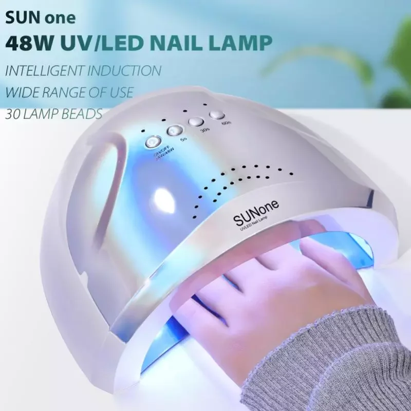 

NEW2023 48W UV/LED Nail Dryer Quick Drying Curing Gel Nail Polish Intelligent Sensing Nail Lamp Manicure Machine Nail Art Salon