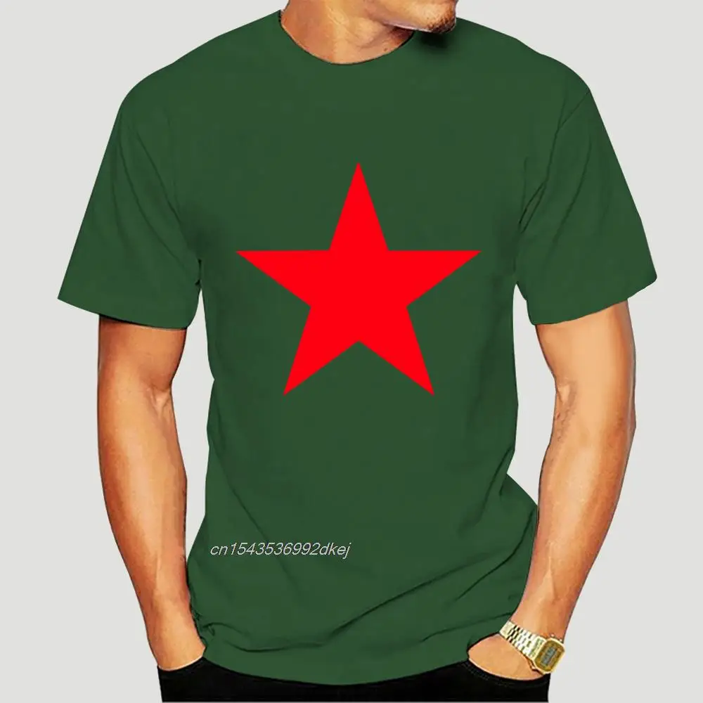

New Brand Clothing Men Cool Tops Red Star Communist Nostalgia Soviet Russia Moscow Ussr Military Cotton My T-shirts 2861D