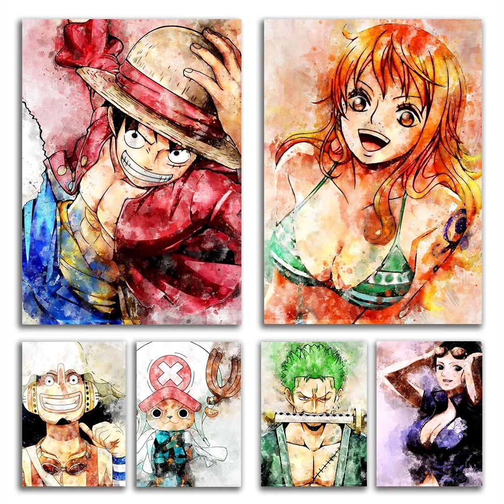 

Bandai Anime One Piece Poster Canvas Painting Wall Art Pictures Mural For Living Room Bedroom Modern Home Decor Children Cuadros
