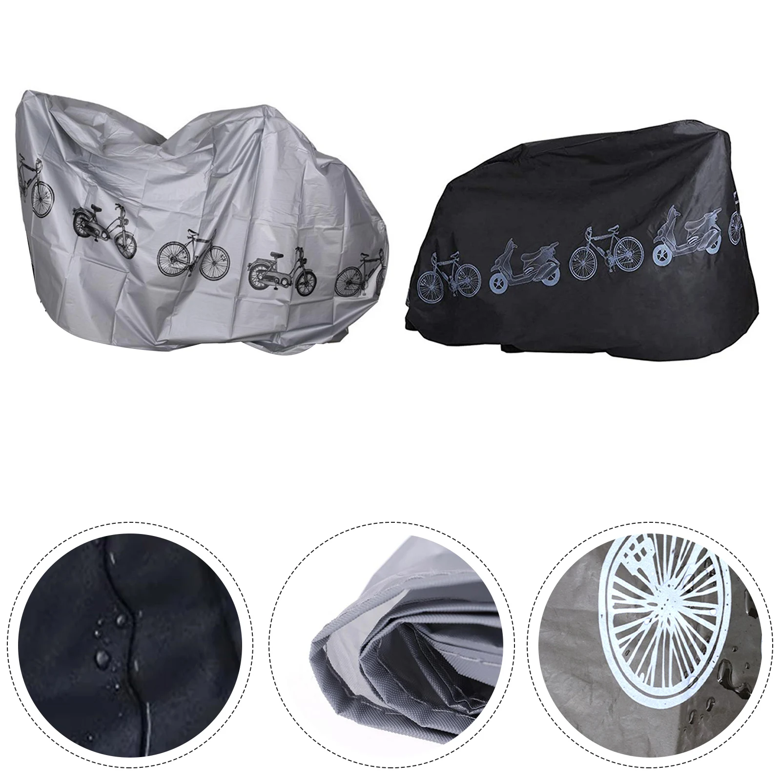 

Bicycle Rain Cover Waterproof MTB Bike Covers Outdoor UV Guardian Motorcycle Cases 210x110mm Dustproof Protective Scooter Covers