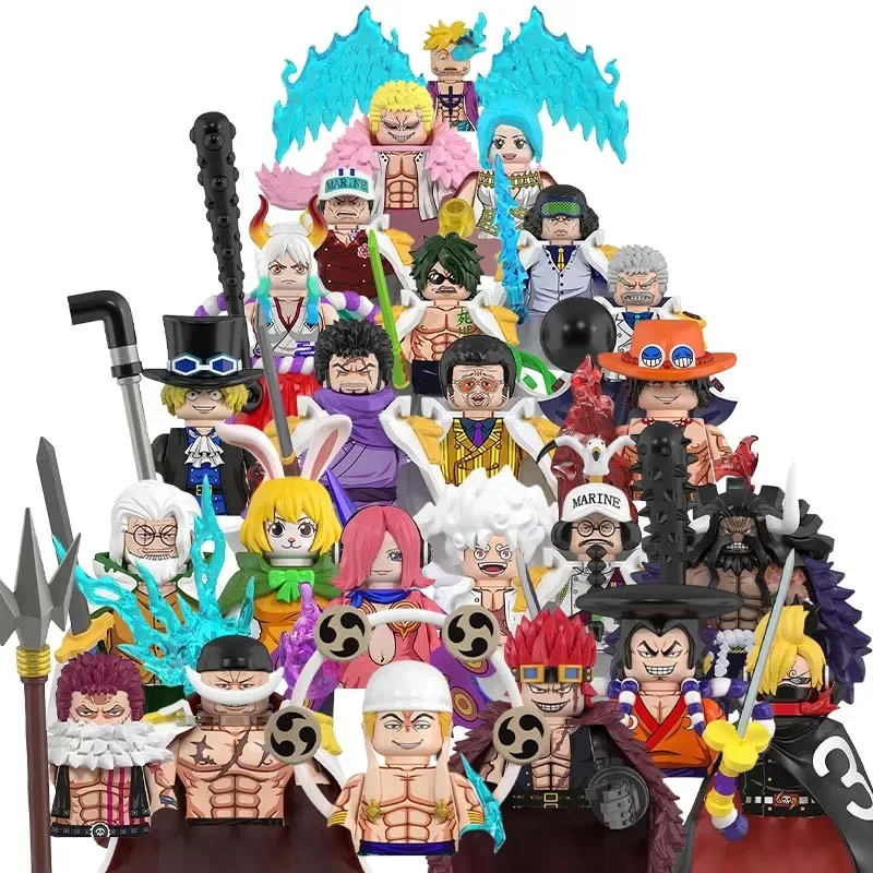 Аниме серия мультяшная коллекция моделей WM6187 WM6188 WM6189 мини-фигурки героев