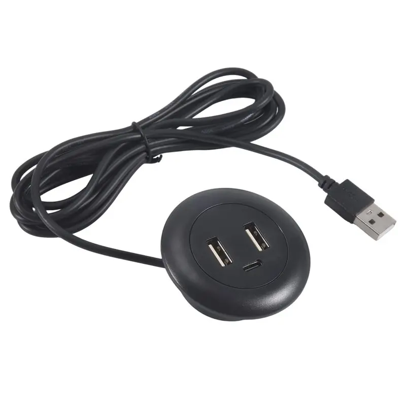 Фото [НОВИНКА! CCDD】 Встраиваемый в настольный компьютер USB-хаб Type-C, USB 3 в 1, разветвитель №3