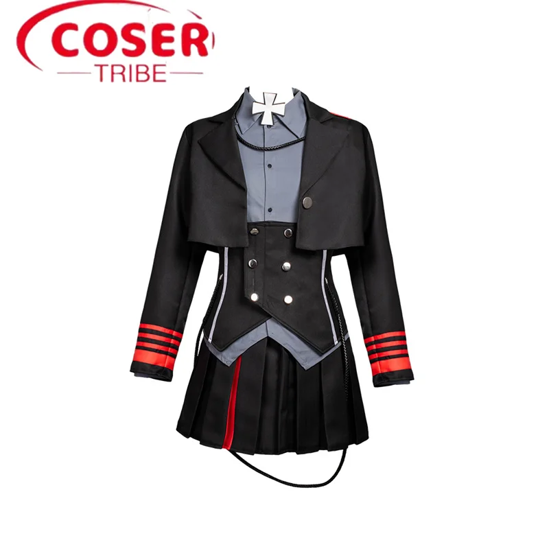 

COSER TRIBE Anime Game Azur Lane KMS Roon Halloween Carnival Role CosPlay Costume Complete Set