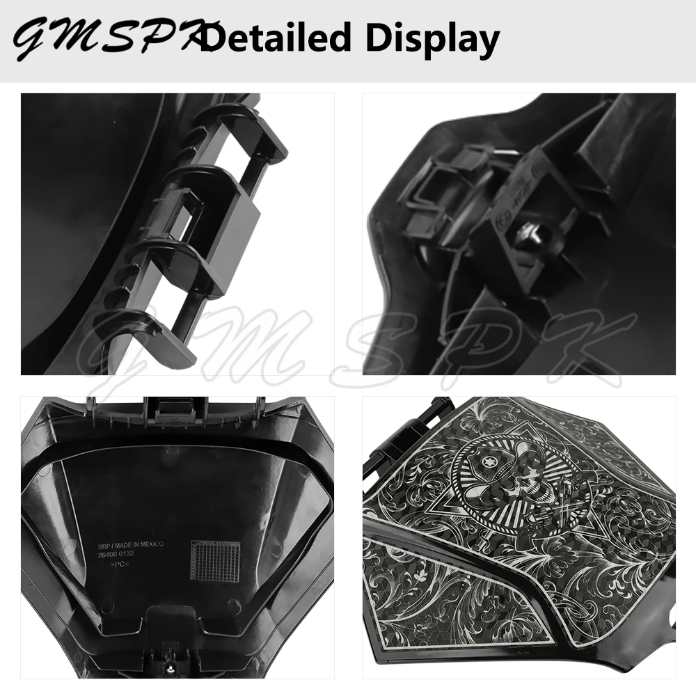 Фото Подходит для 264000132 Seadoo WAKE FISH PRO GTX RXT 155 170 230 300, ящик для хранения перчаток, дверной перчаточный ящик, крышка крышки, запасные части №3