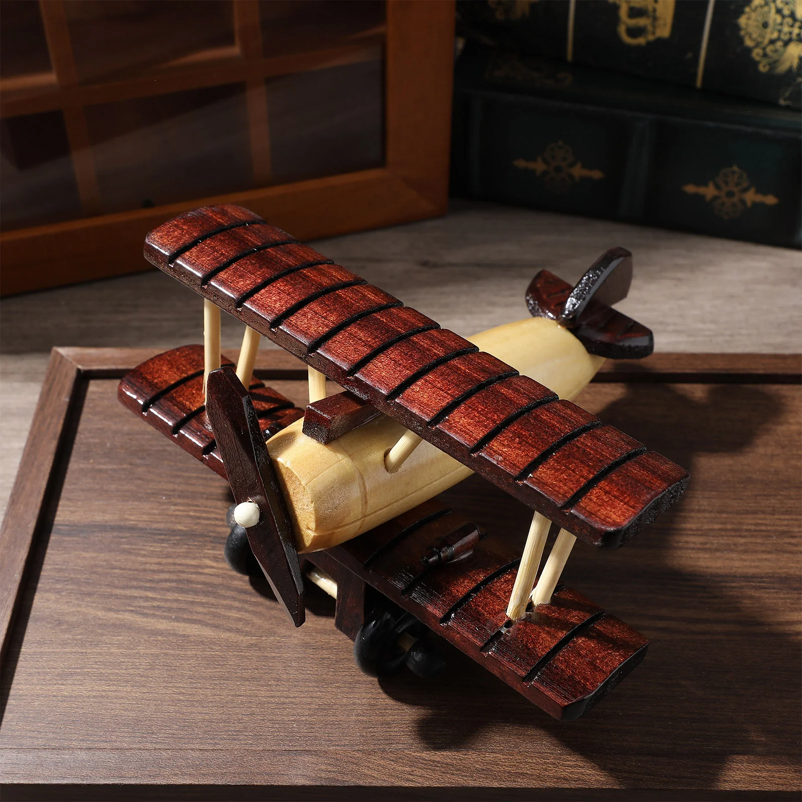 Модель самолета орнамент изделия из дерева мини-измельчитель деревянный