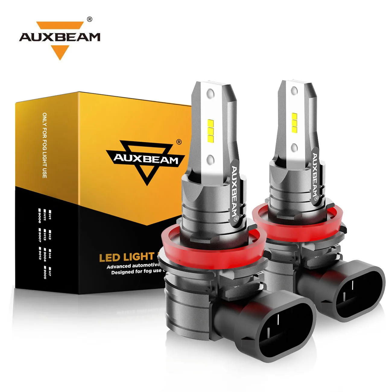 

AUXBEAM LED Headlight Bulbs 30W 6500K White H1 H3 H7 H11 9005 9006 9012 CSP Chip Integrated LED for Car Headlight Series F-Z6