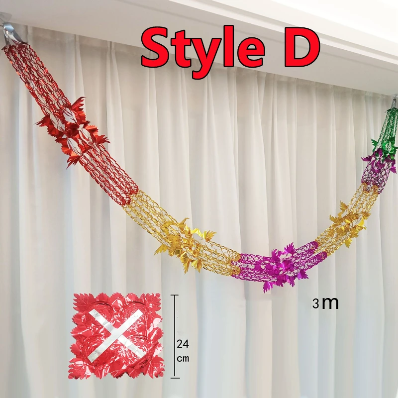 

Рождественские гирлянды из фольги