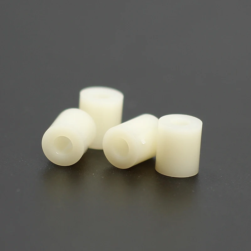 1000 шт. M3 ABS сквозная колонна нейлоновая полая круглая шайба нерезьбовая прокладка