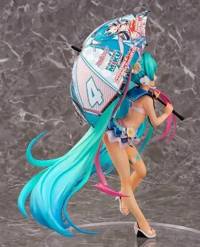 Фото 【MT】GSC AQUAMARINE Hatsune Miku GT Project Racing Miku 2019: Тайская версия. [AQ] Фигурка из аниме в масштабе 1/7 №5