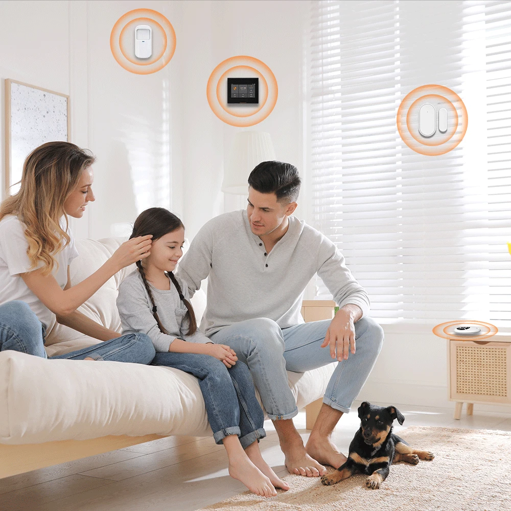 4G HD Home Security Alarm System 433Mhz WiFi Wireless Burglar Kit Tuya Smart Life App Control Support OTA Online Upgrade enlarge
