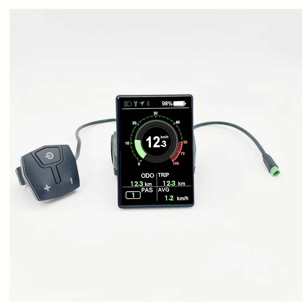 7 языков Bafang Mid двигатель Bluetooth дисплей EB04 ЖК-Навигационный инструмент UART/CAN для M 400