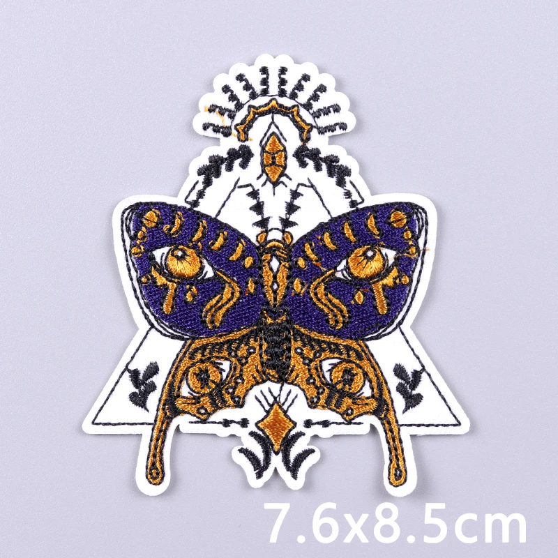 markii Magic Ball Patch Iron On Patches Clothes Hippie Eyes Haftowane naszywki na odzież Naklejki Szycie/Fusible Naszywki