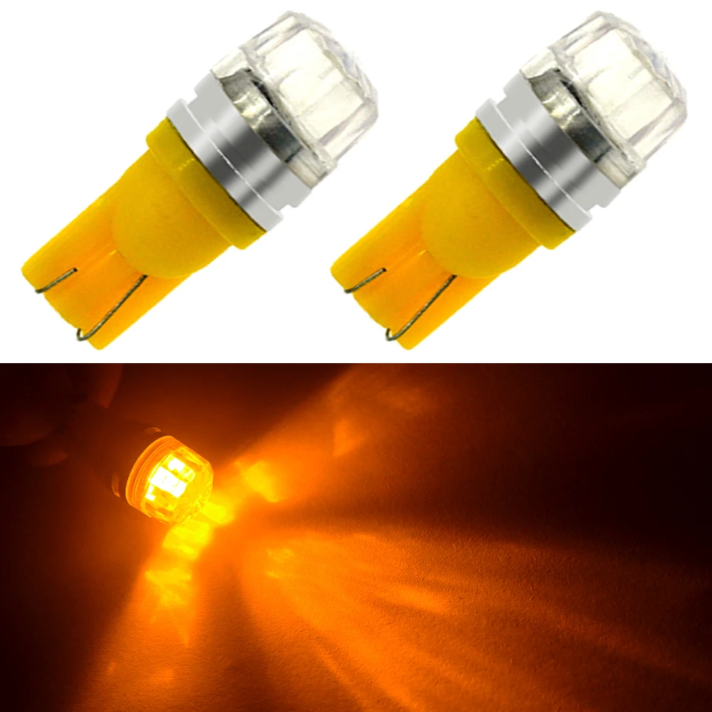 

2pc Super Bright LED Bulbs New Car Signal Bulb T10 W5W 194 Low Power Consumption Auto Wedge Backup Bulb Parking Trunk Tail Light