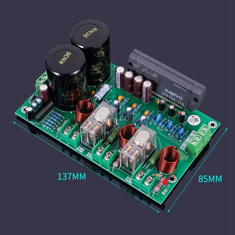 Плата усилителя мощности сабвуфера 60Wx3 модуль звука двойной переменный ток 28-35 В 1