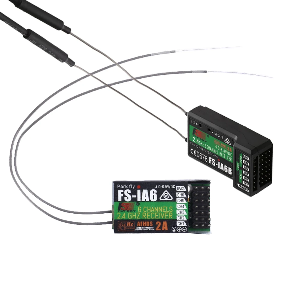 

Wholesale Flysky FS-iA6 FS-iA6B 6CH 2.4GHz AFHDS2A Remote Control Receiver Suitable for RC Airplane glider helicopter
