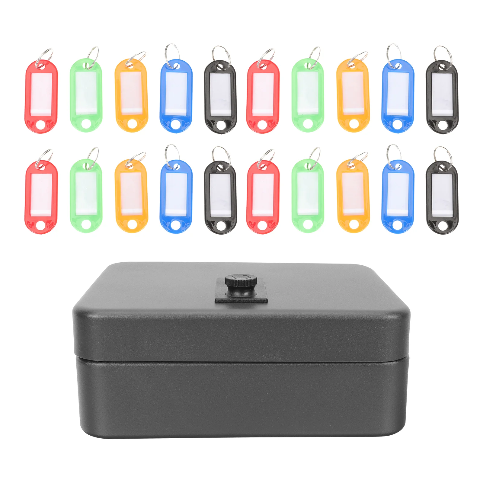 

1 Set Wall Mounted Key Box Household Key Lock Box Keys 20 Slots Cabinet