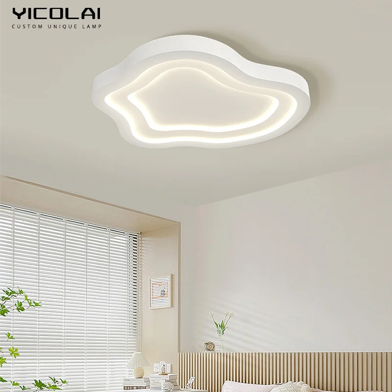 

Ceiling Lamp Bedroom Kitchen study Room White iron Indoor lighting Lights home decoration fixtures Energy Saving surface mounted