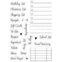 to do list table note transparent stamps scrapbooking card album photo making stencil crafts for decoration new 2022
