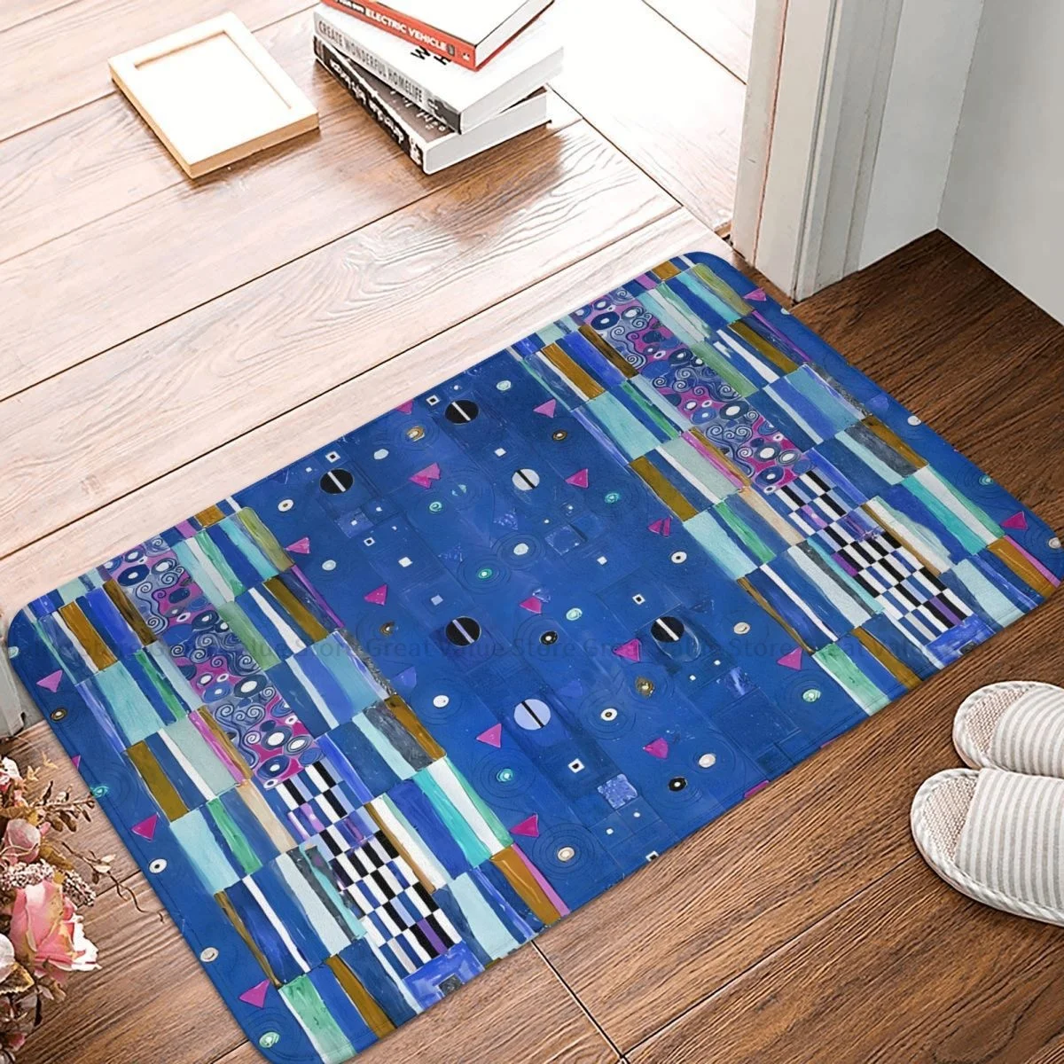 

Коврик для ванной Gustav Klimt Patting Art, нескользящий коврик, коврик для гостиной, коврик для приветствия, коврик для украшения пола