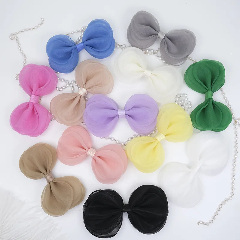 

Зажим для волос с бантом, ювелирные материалы, обувной цветок, одежда, свадебное платье, аксессуары для волос