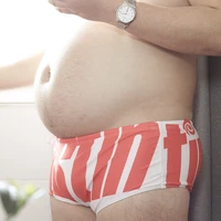 mens boxers briefs sexy lingerie chubby bear large size shorts soft u bulge panties fashion new fitness shorts underpants
