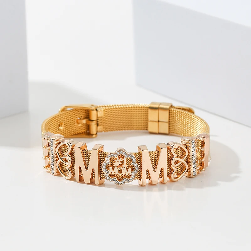Фото 3 цвета, 10 мм, бусины MOM Slide Beads для женщин, подходят для модных браслетов с сетчатыми подвесками, ювелирные изделия ко Дню матери, подарок, специальное предложение №3