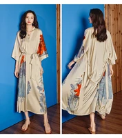 sexy women nightie ladies satin silk robes silky kimono bathrobe female sleepwear plus size night dress nightwear