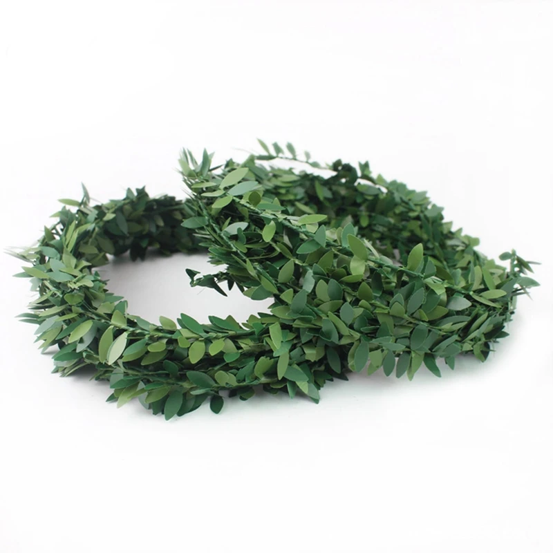 7.5m Ivy Garland Strip Foliage Garden Green Leaves Simulated Plants Vine For Garden Home Wedding Party Outdoor Decoration images - 6
