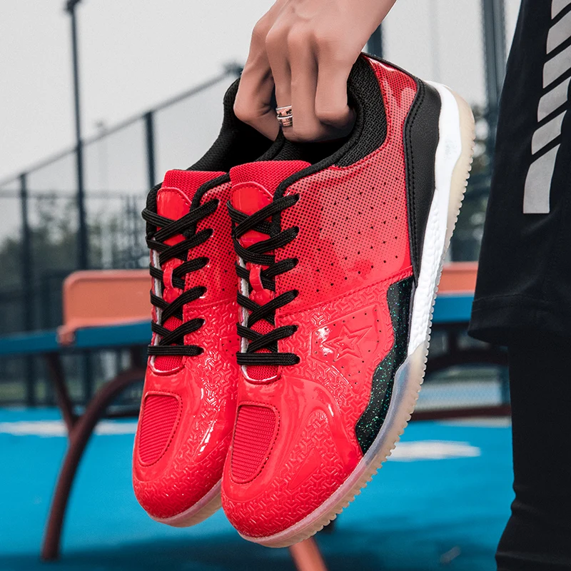 Professional Men's Table Tennis Shoes Comfortable and Breathable Badminton Game Tennis Training Shoes Table Tennis Sneakers Men