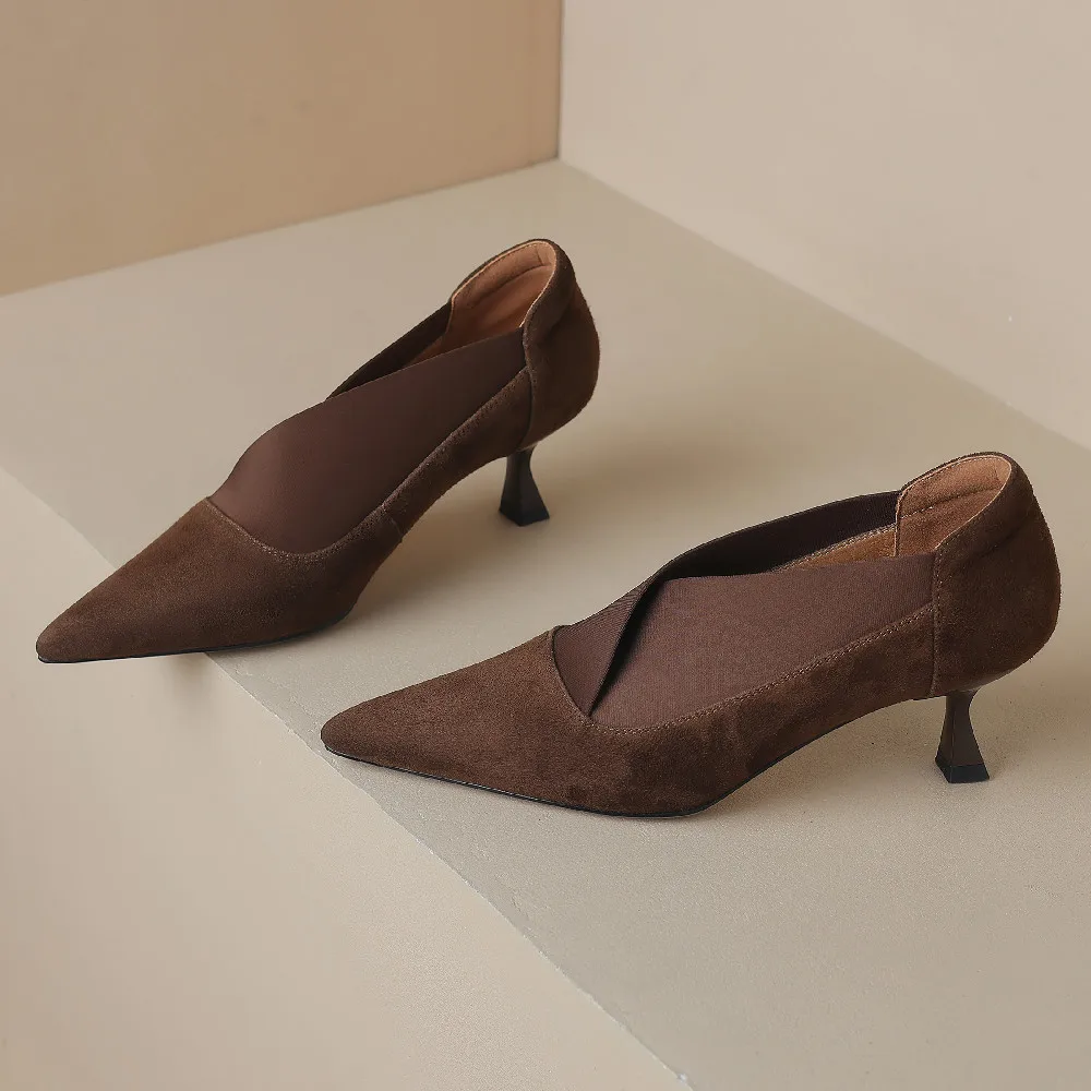 Туфли-лодочки женские на высоком каблуке 5 см