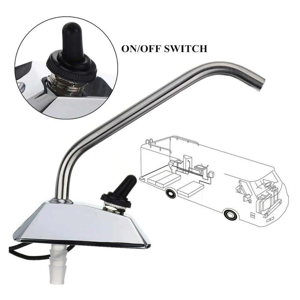 

360 Spin Faucet Tap And Switch Faucet Tap Electric Water Pump Faucet Tap Switch 12V DC