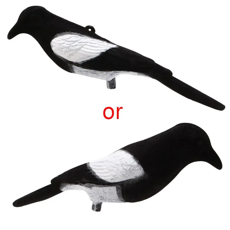 

Magpie Bird Painted Decoy for shell Outdoors Shot Hunting Lures Bait To