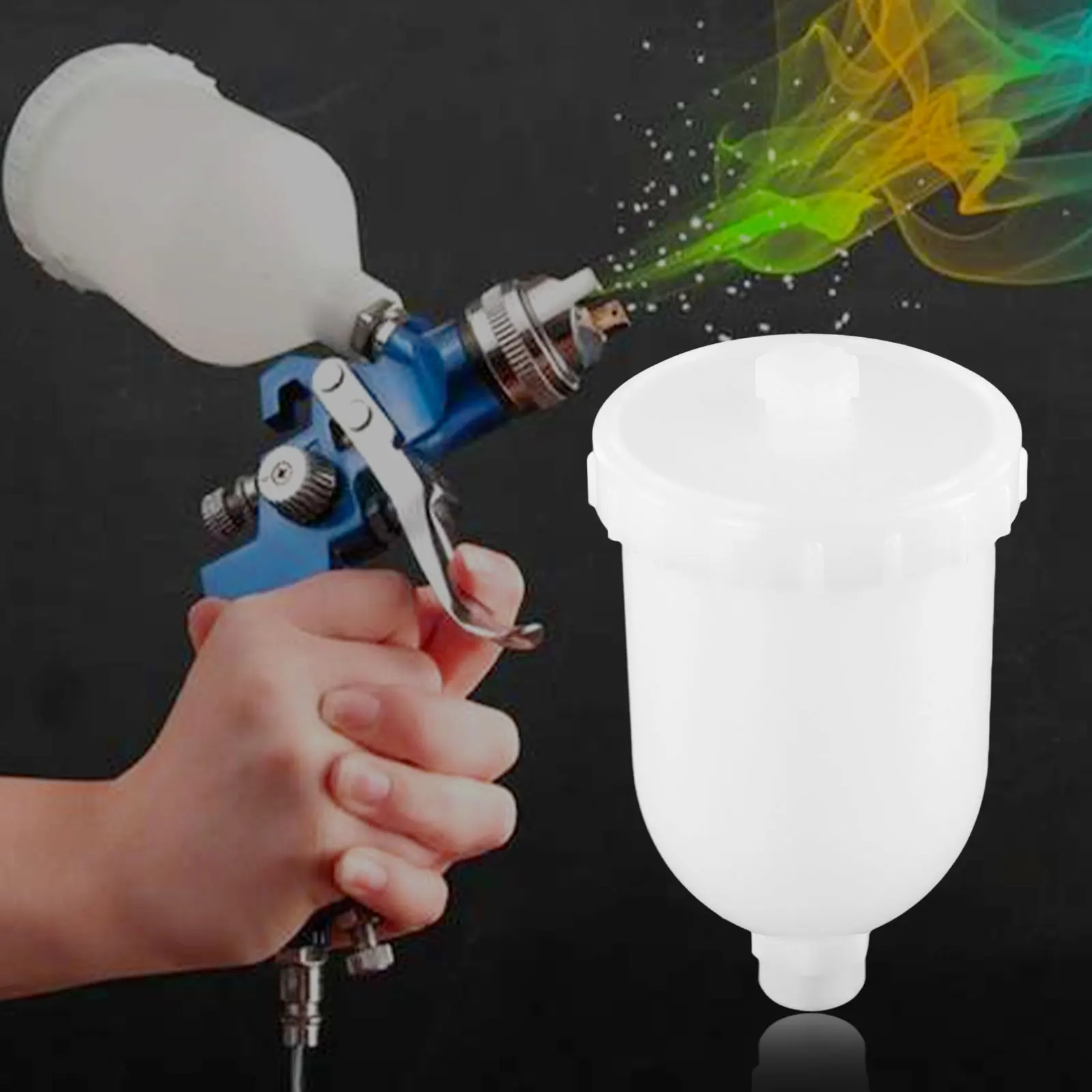 280 мл Pl 38777777777775 astic Paint Pot Fo 3877777777777 Р H2000 HVL 387777777777 P Ручной мини-пневматический