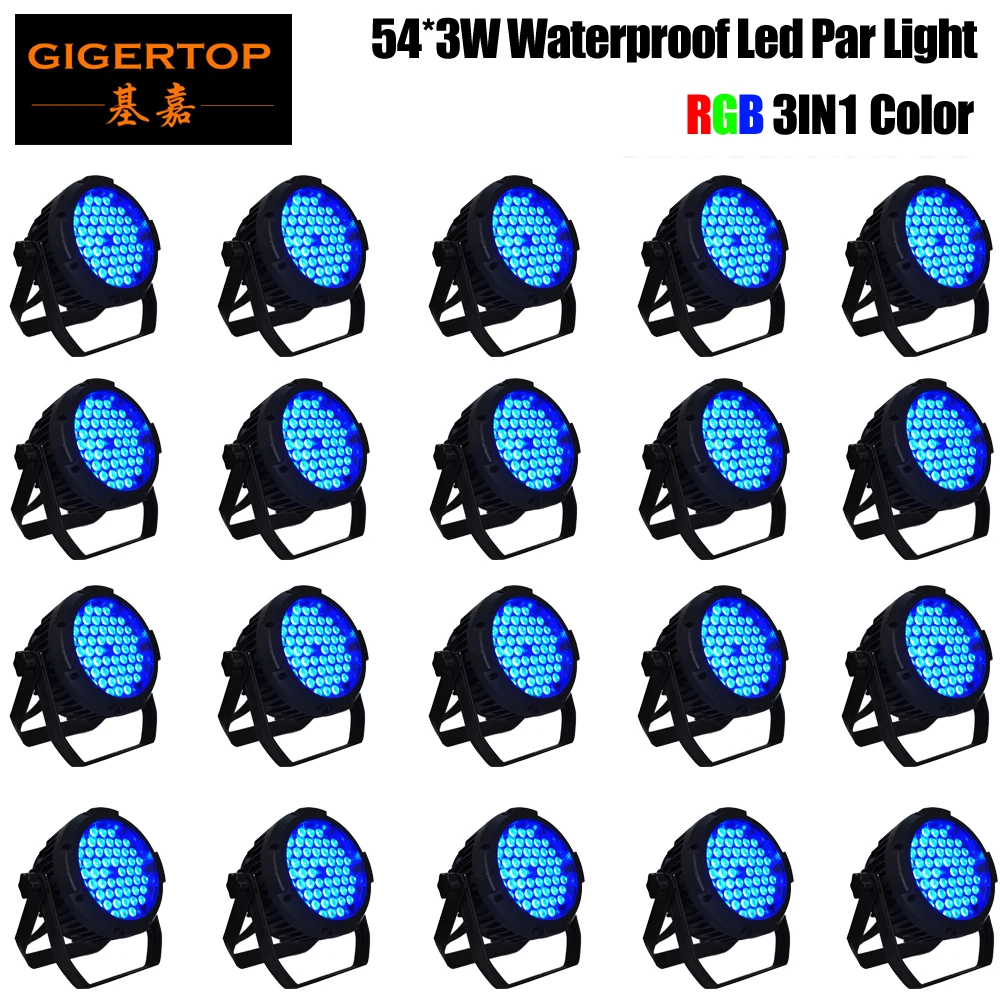 Диджейские светильники по скидкой 20 шт. светодиодный упаковке светодиодные Par 54x 3