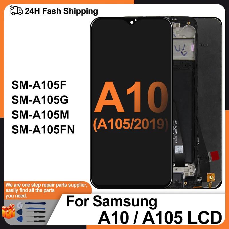 ЖК-дисплей для Samsung Galaxy A10 A105 A105F SM-A105F сменный экран дигитайзер в сборе детали