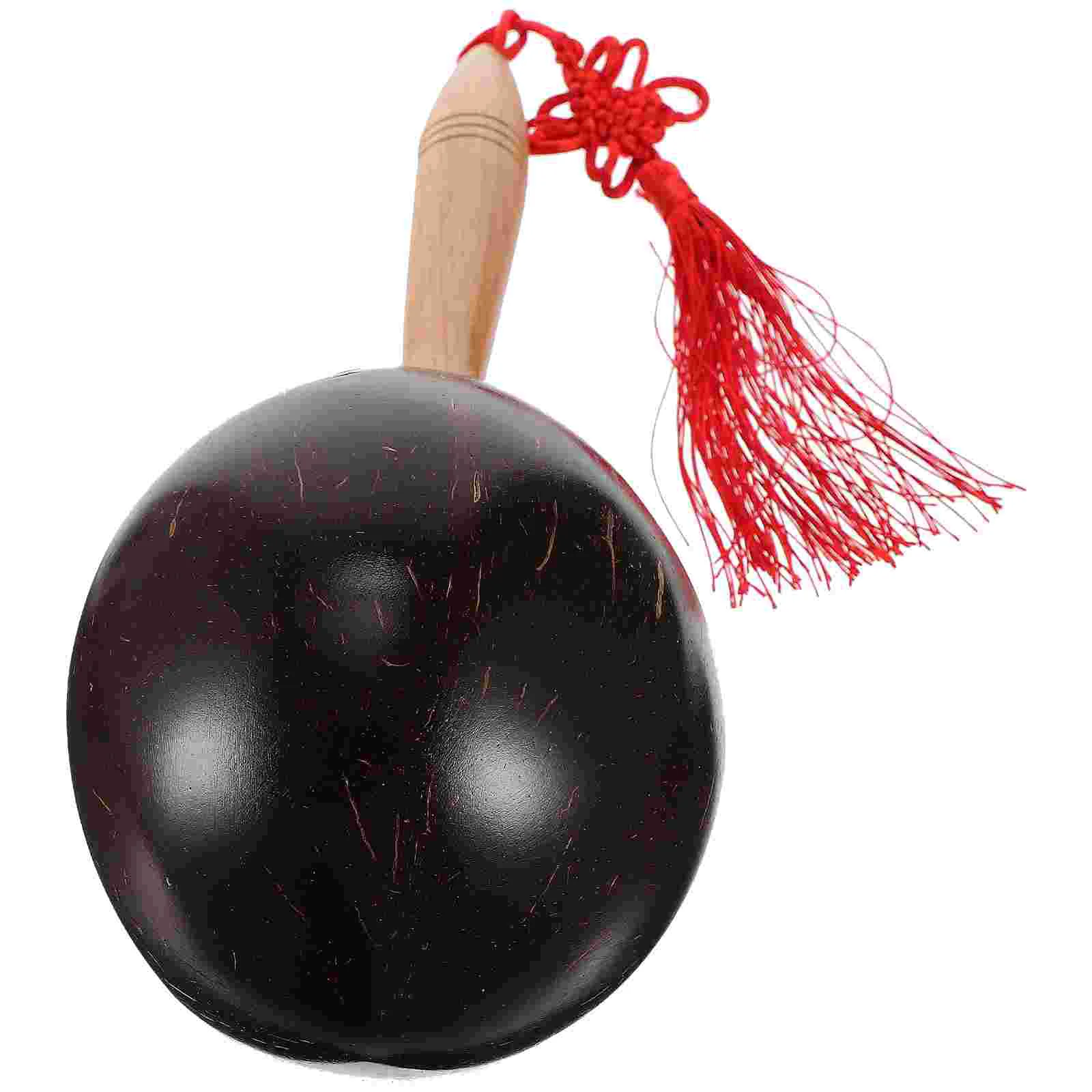 

Finger Shakers Percussion Sand Instrument Bell Wooden Maracas Plaything Shaker