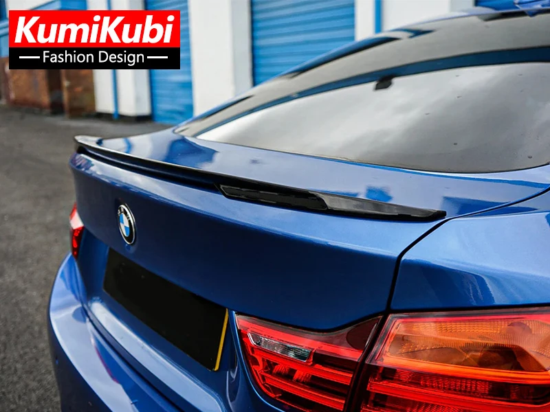 Задний спойлер F36 для BMW 4 серии 4-дверный Gran Coupe P Стиль Крылья черный углеродный