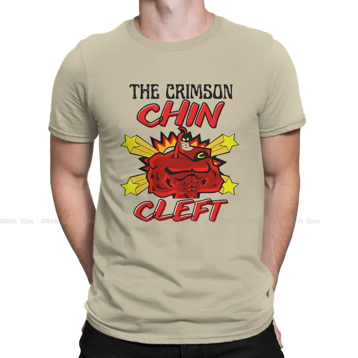 Мужская футболка крисмон Чин для отдыха 100% хлопок футболки с коротким рукавом