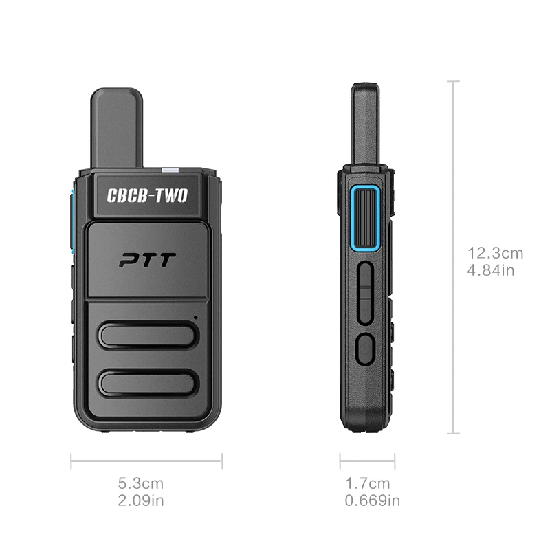 CBCBTWO GT-911 Мини-рация Портативная зарядка типа C 1 шт. рации двустороннее радио для