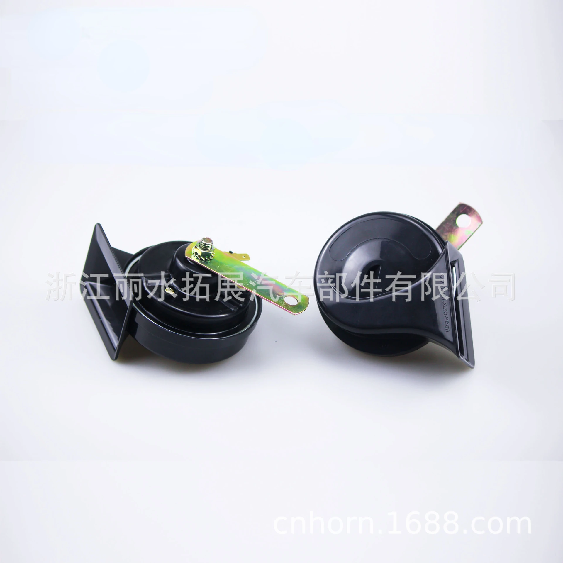 

12/24V Super Loud Whistle And High Pitched Edge Sealing 95mm Snail Car Electric Horn Speaker Speaker Set