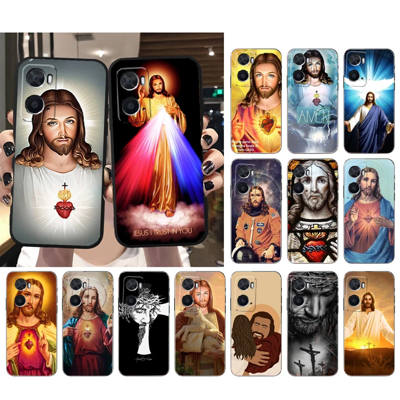 

Phone Case for OPPO A96 A91 A54 A74 A94 A53S A15 A16 A17 Reno 2 2Z Reno 6 7 8 Jesus Amen Christ God Case