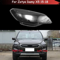 for zotye damy x5 2015 2018 car front headlight cover headlamp lampshade lampcover head light lamp caps glass lens shell case