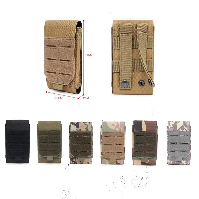 Тактическая сумка Molle нейлоновая уличная тактическая поясная EDC на молнии
