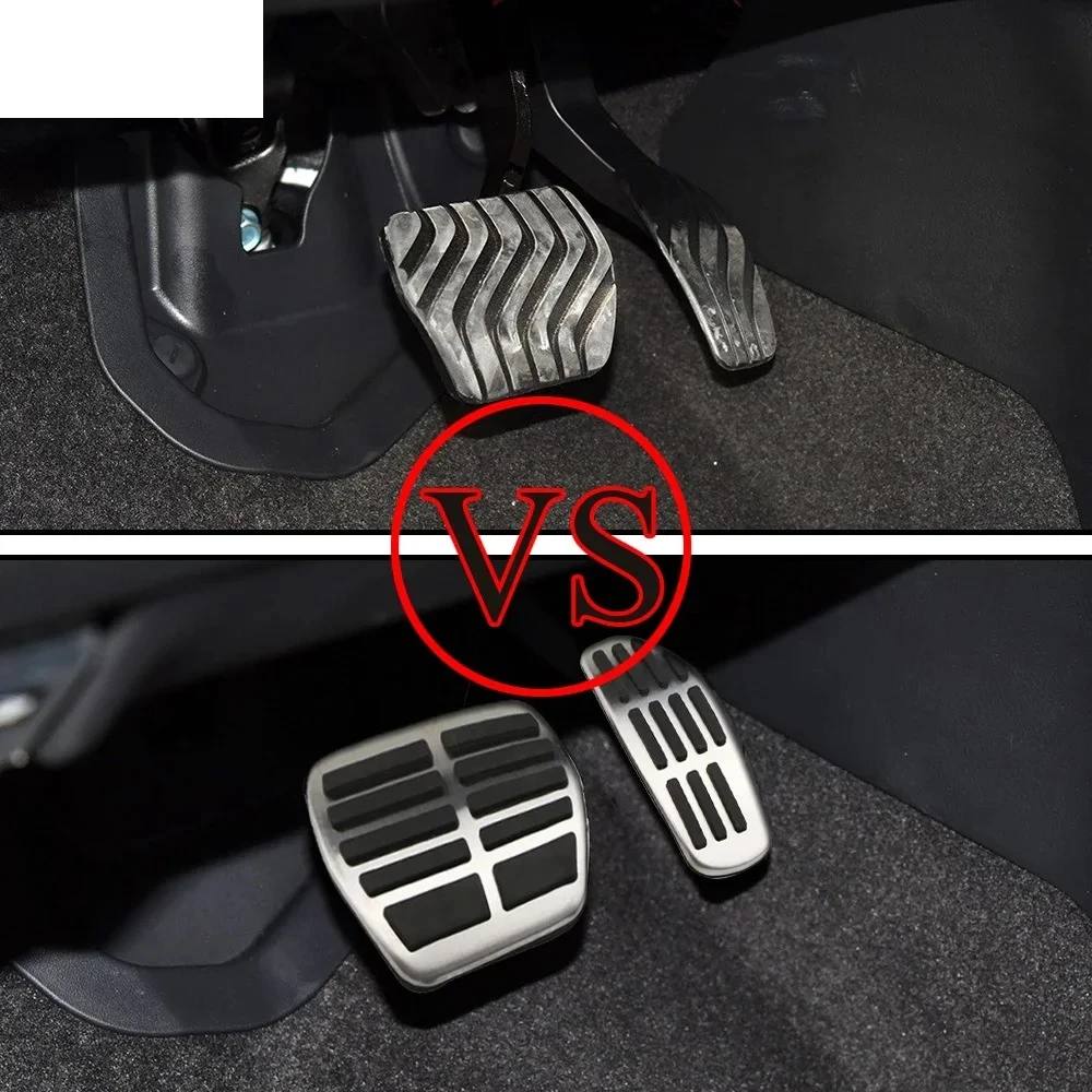 Фото Накладки на педали газа и тормоза для Nissan Qashqai J11, X-Trail, Rogue T32, Kicks, Altima, Micra, Renault Koleos II, Kadjar QM6 №1